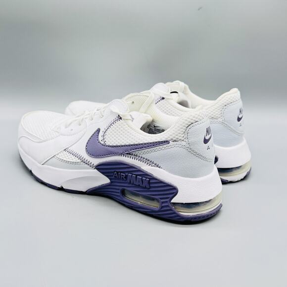 Nike Shoes Women 7.5 White Purple Air Max Excee Running Comfort Athletic Sneaker - Picture 6 of 13